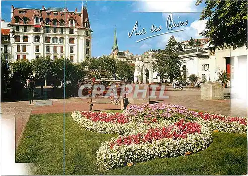 Cartes postales moderne Aix les Bains Savoie Lac du Bourget les Jardins