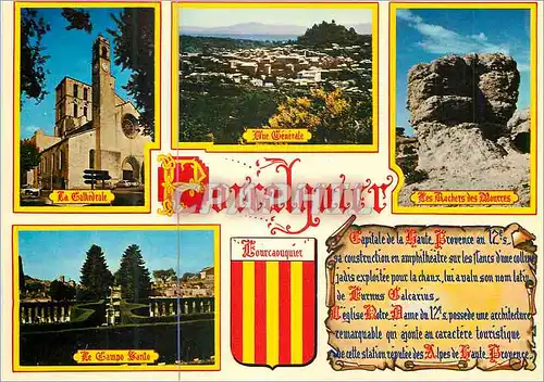Cartes postales moderne Forcalquier Alpes de Haute Provence Altitude 545 Metres