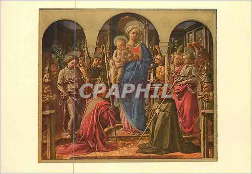 Cartes postales moderne Fra Filippo Lippi(1406 1469) la Vierge et l'Enfant Jesus
