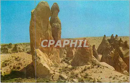 Moderne Karte Kapadokya Peri Bacalari les Cheminee de Fees