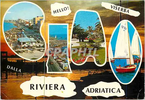 Cartes postales moderne Hello Viserba Dalla Riviera Adriatica