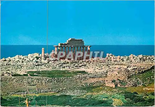 Cartes postales moderne Selinunte Temple C