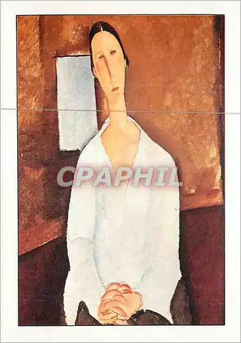 Moderne Karte Collection Particuliere Modigliani Amedeo Madame Zborowska