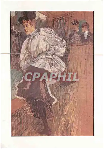 Cartes postales moderne Paris Musee d'Orsay Toulouse Lautrec Hneri Marie Jane Avril Dansant