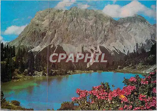 Cartes postales moderne Tirol Seebensee mit Zugspitze 2963 m