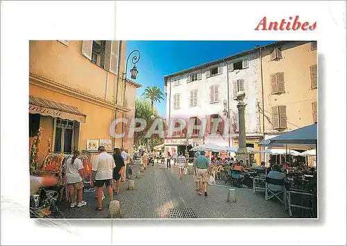 Cartes postales moderne Antibes (Alpes Maritimes) Rue Pietonne