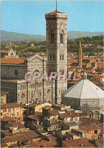 Cartes postales moderne Firenze Cathedrale et le Campanille de Giotto