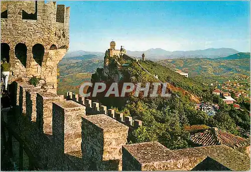 Cartes postales moderne Republica di S Marino Les Trois Tours