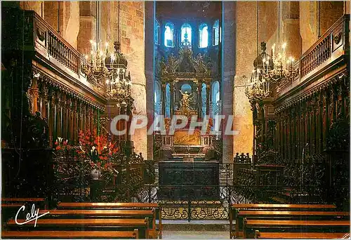 Moderne Karte Toulouse Le Choeur et les Stalles de la Basilique St Sernin