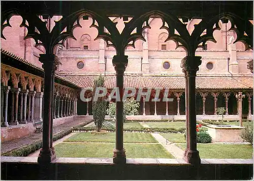 Cartes postales moderne Toulouse Ville Rose Le Cloitre du Musee des Augustins (XIVe XVe Siecles) Une Oasis de Serenite d