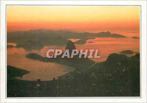 Moderne Karte Brasil Rio de Janeiro La Baie de Guanabara