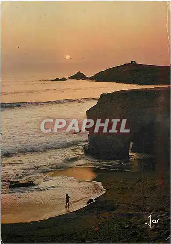 Cartes postales moderne Presqu'Ile de Quiberon La Bretagne en Couleurs Dernier Reflet de Soleil sur Port Blanc