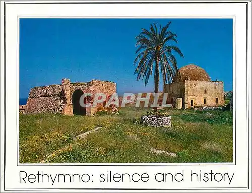 Moderne Karte Crete (Grece) Fortetza Rethymno Silence and History