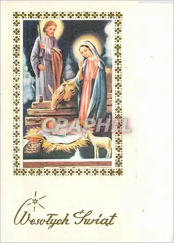 Cartes postales moderne Wesolych Swiat