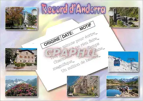 Cartes postales moderne Caldea La Casa de la Vall Flors d'Andorra Andorre