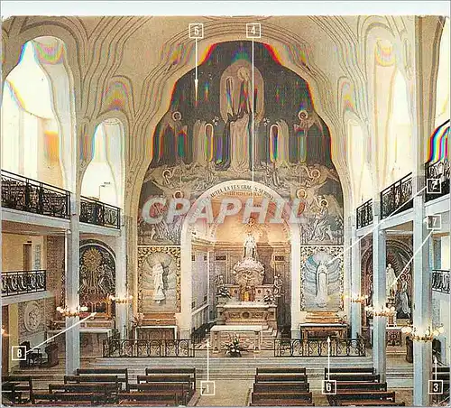 Cartes postales moderne Chapelle de la Medaille Miraculeuse Paris
