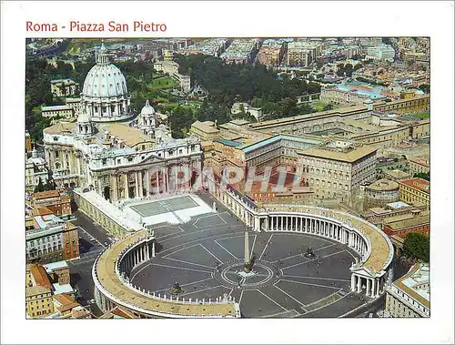 Cartes postales moderne Roma Piazza San Pietro Veduta aerea