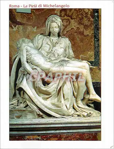 Moderne Karte Roma Citta del vaticano Basilica di San Pietro Michelangelo La Pieta