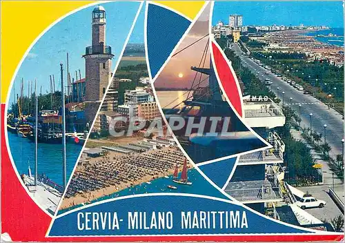 Cartes postales moderne  Milano Cervia Marittima Bateaux
