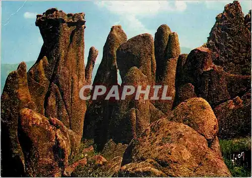 Cartes postales moderne Les Calanche La Corse Oasis de Beaute Couleurs et Lumieres de France Curiosites Naturelles les p