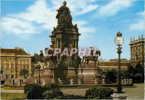 Moderne Karte Vienne Monument de l'Imperatrice Maria Theresia