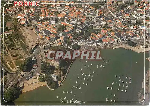 Cartes postales moderne Pornic Cote de Jade Sud Bretagne le Chateau les Quais et l'avant Port