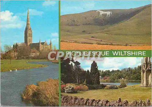Cartes postales moderne Salisbury Cathedral Westbury Stourhead
