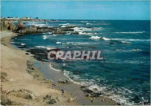 Moderne Karte Le Pouliguen (L A) la Bretagne en Couleurs la Cote Sauvage