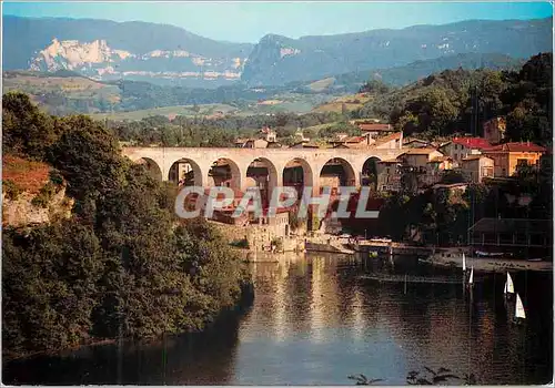 Cartes postales moderne Saint Nazaire en Royans (Drome) le Lac le Village et la Chaine du Vercors