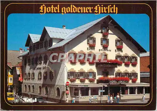 Cartes postales moderne Reutte Tirol Hotel Goldener Hirsch Besitzer Geschw Kraus