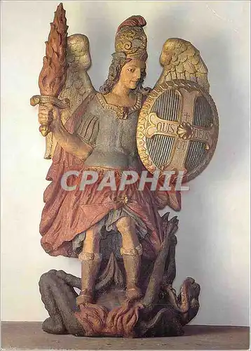 Cartes postales moderne Luxembourg Eglise Saint Michel Saint Michel Patron de l'Eglise fin 17e siecle