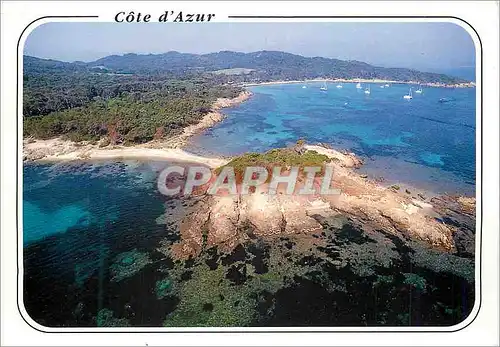 Moderne Karte L'Ile de Porquerolles au Soleil de la Cote d'Azur Pointe Prime