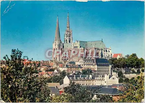 Moderne Karte Chartres (E et L) la Cathedrale