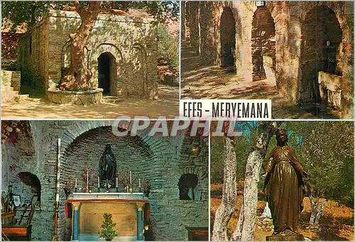 Moderne Karte Efes Meryem Ana Maison de le Ste Vierge