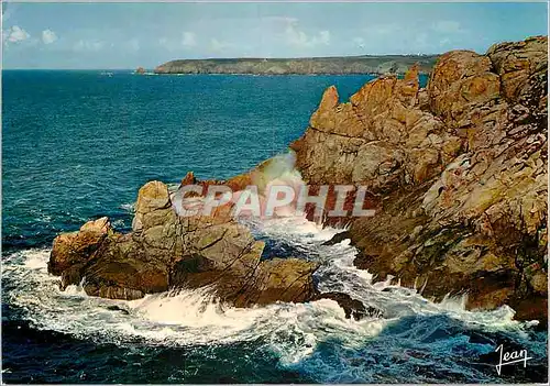 Cartes postales moderne La Pointe du Raz la Bretagne le Moine Couche