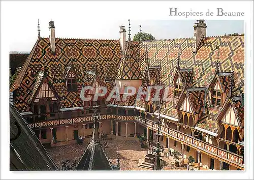 Cartes postales moderne L'Hotel Dieu de Beaune (1443) Effet de Picking sur la Cour d'Honneur Exlusivite des Hospices