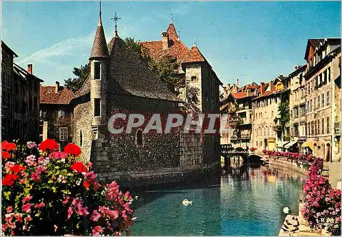 Moderne Karte Annecy La Venise Savoyarde Le Palais de l'Isle sur le Thiou