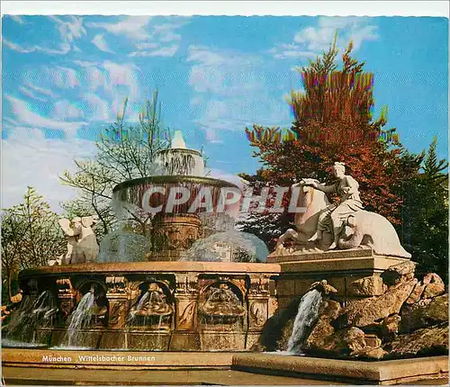 Cartes postales moderne Munchen La Fontaine de Willelsbach