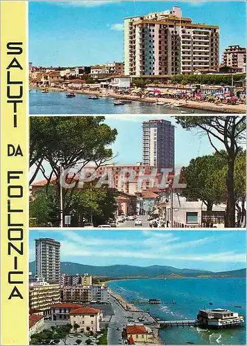 Cartes postales moderne Saluti da Follonica