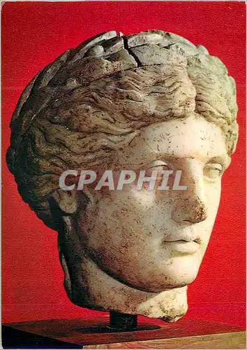 Cartes postales moderne Musee de Vaison la Romaine (Vaucluse) Tete de Venus Lauree marbre IIe Siecle apres J C