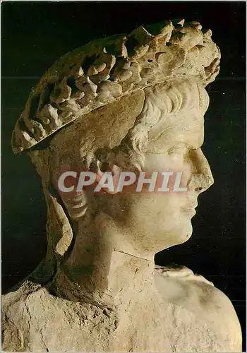 Cartes postales moderne Musee de Vaison la Romaine (Vaucluse) Tibere L'Empereur Romain de 14 a 37 av JC (Marbre)