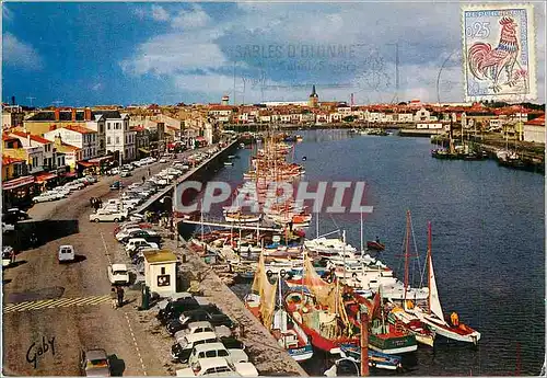 Cartes postales moderne Les Sables d'Olonne (Vendee) Le Port Bateaux