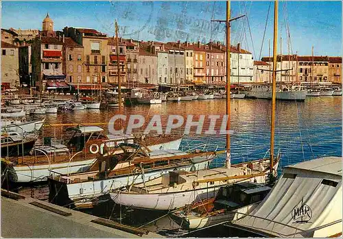 Cartes postales moderne Saint Tropez La Cote d'Azur Le Quai Suffren Bateaux