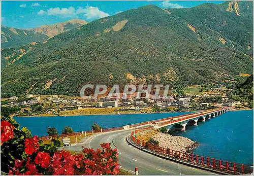 Cartes postales moderne Savines le Lac (800 m) Serre Poncon Les Hautes Alpes Le Pont (925  de Long)