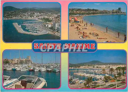 Cartes postales moderne Saint Maxime (Var) La Cote d'Azur Varoise Bateaux