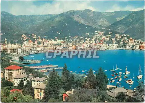 Cartes postales moderne Rapallo Panorama Bateaux