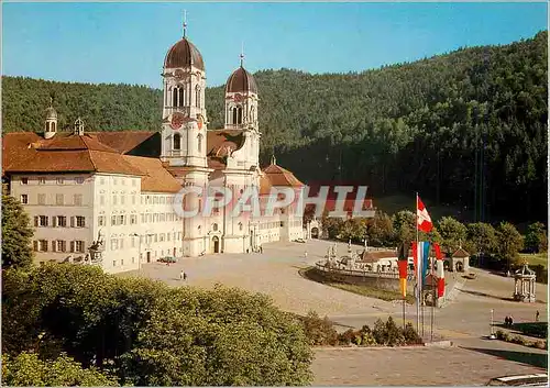 Moderne Karte Suisse Kloster Einsiedeln