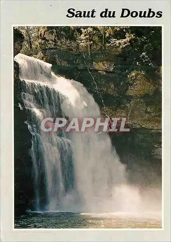 Cartes postales moderne Les Beaux Sites du Doubs (Franche Comte) Le Saut du Doubs (Hauteur 28 m)