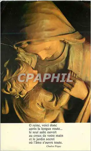 Cartes postales moderne O Reine Voici donc apres la Longue Route le seul asile Ouvert au Creux de Votre main et le Jardi