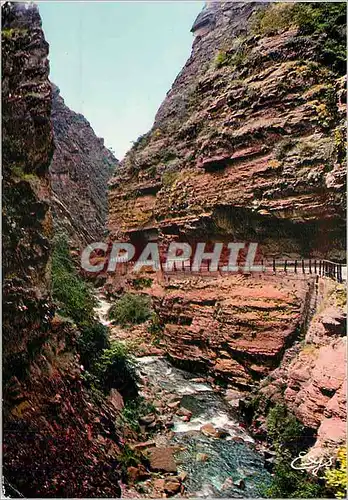 Moderne Karte Gorges du Cians les Alpes Maritimes la Route de Touet sur Var a Beuil Valberg Traversant la Peti